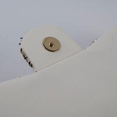 Chanel Tweed & Pearl Westminster Flap Bag Gold/White/Black