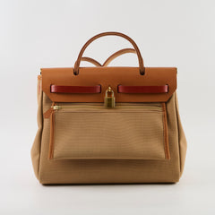 Hermes Herbag 31 Chai/Natu Sable/Fauve/Cuivre - U Stamp