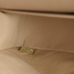 Chanel Caviar Medium/Large Double Classic Flap GHW Beige