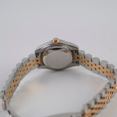 Rolex Datejust 26mm Two Tone Rose Gold Diamonds Pink Dial