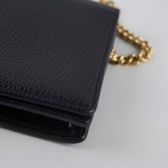 Gucci Wallet on Chain Black