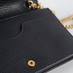 Gucci Wallet on Chain Black