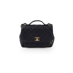 Chanel Medium Business Affinity Black Caviar GHW