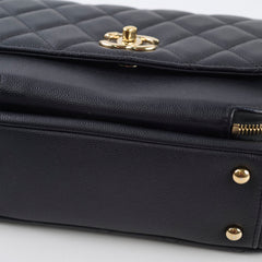 Chanel Medium Business Affinity Black Caviar GHW