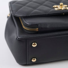 Chanel Medium Business Affinity Black Caviar GHW