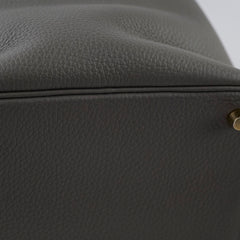 Hermes Picotin 18 Clemence Gris Meyer U Stamp