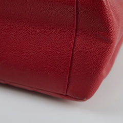 Chanel GST Grand Shopping Tote Caviar Red