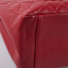 Chanel GST Grand Shopping Tote Caviar Red
