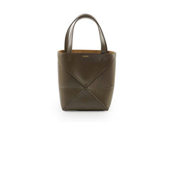 Loewe Mini Puzzle Fold Tote Dark Khaki