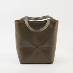 Loewe Mini Puzzle Fold Tote Dark Khaki