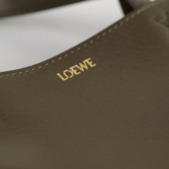 Loewe Mini Puzzle Fold Tote Dark Khaki