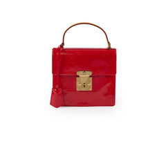 Louis Vuitton Spring Street Vernis Bag Monogram Red