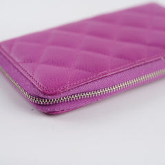 Chanel CC Wallet Purple Caviar
