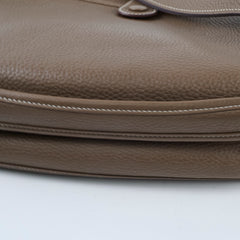 Hermes Evelyne 29 Etoupe Palladium HW Clemence A Stamp (Maxi Twilly Included)