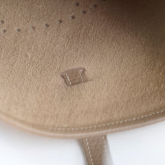 Hermes Evelyne 29 Etoupe Palladium HW Clemence A Stamp (Maxi Twilly Included)