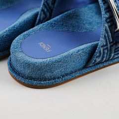 Fendi Denim Sandals Size 40
