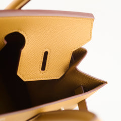 Hermes Birkin 30 Sellier Epsom Sesame - Stamp Y