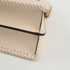 Fendi IseeU Petite Peekaboo Braid Leather Ivory