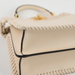 Fendi IseeU Petite Peekaboo Braid Leather Ivory