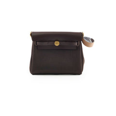 Hermes Mini Herbag Ebene/Chocolate - Stamp K