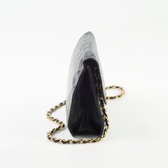 Chanel Vintage Square Flap Lambskin Black