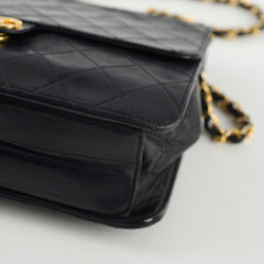 Chanel Vintage Square Flap Lambskin Black