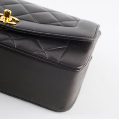 Chanel Small Diana Bag Lambskin Black Serial 2
