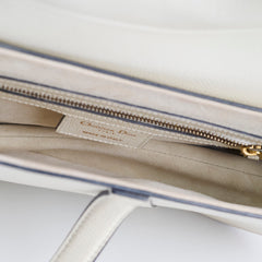 Christian Dior Medium Saddle Bag White