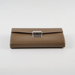 Hermes Pochette Charniere To Go Etoupe - K Stamp