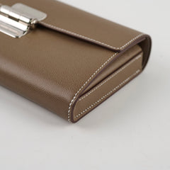 Hermes Pochette Charniere To Go Etoupe - K Stamp