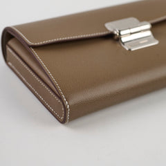 Hermes Pochette Charniere To Go Etoupe - K Stamp