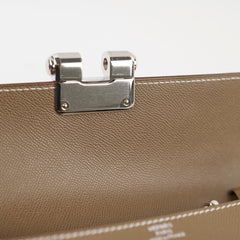 Hermes Pochette Charniere To Go Etoupe - K Stamp