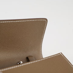 Hermes Pochette Charniere To Go Etoupe - K Stamp