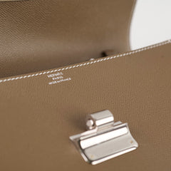 Hermes Pochette Charniere To Go Etoupe - K Stamp