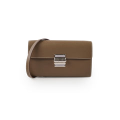 Hermes Pochette Charniere To Go Etoupe - K Stamp