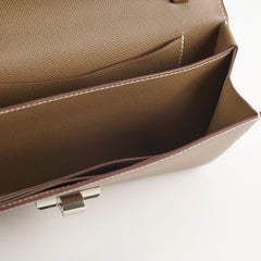 Hermes Pochette Charniere To Go Etoupe - K Stamp