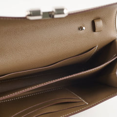 Hermes Pochette Charniere To Go Etoupe - K Stamp