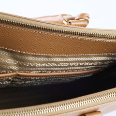Prada Large Galleria Saffiano Tan Tote Bag