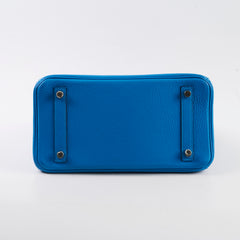 Hermes Birkin 25 Togo Blue Zanzibar - Stamp A