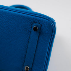 Hermes Birkin 25 Togo Blue Zanzibar - Stamp A