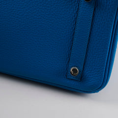 Hermes Birkin 25 Togo Blue Zanzibar - Stamp A