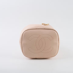 Chanel Caviar Drawstring Bucket Bag Light Pink 2020
