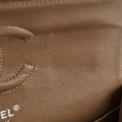 Chanel Medium Classic Flap Taupe Grey Caviar SHW (14 series)