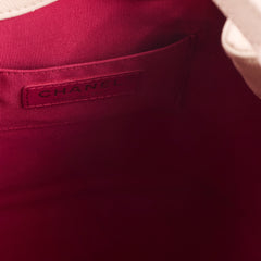 Chanel Caviar Drawstring Bucket Bag Light Pink 2020