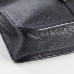 Hermes Halzan 31 Black PHW A Stamp