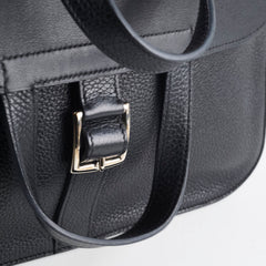 Hermes Halzan 31 Black PHW A Stamp