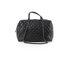 Chanel Matelasse Bowling Bag Black