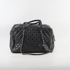 Chanel Matelasse Bowling Bag Black