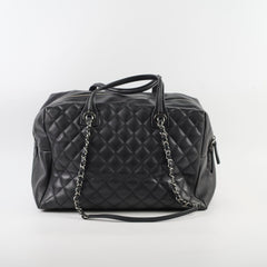 Chanel Matelasse Bowling Bag Black