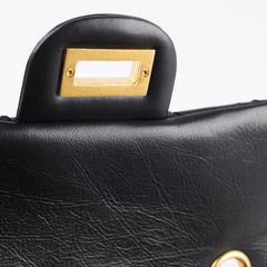 Chanel Mini Reissue Black GHW Microchipped